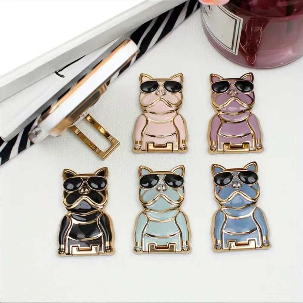Cute Pooch Phone Kickstand Electroplated